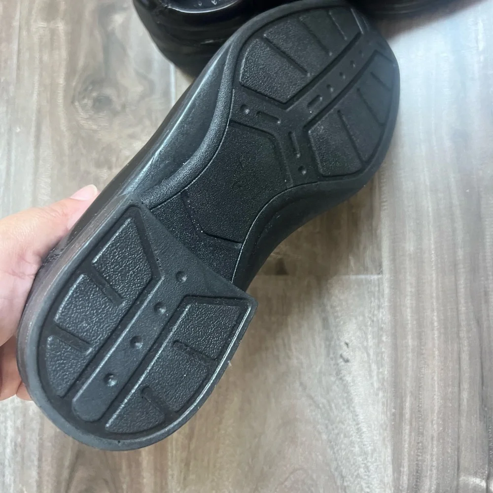 Jc penny Kids dressing shoe Black Leather size 6.5